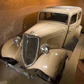 Na "auto smrti" se můžete zajít podívat do Whisky Pete's Resort and Casino poblíž Las Vegas.