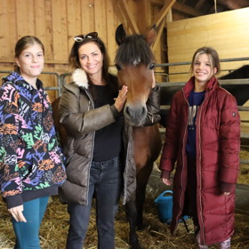 Hanka může být na své dcery pyšná a přála by si, aby se v budoucnu věnovaly jezdectví.