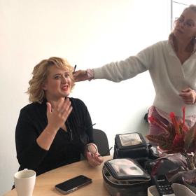 Miluška Bittnerová se na setkání se slovenskou herečkou velmi těšila.