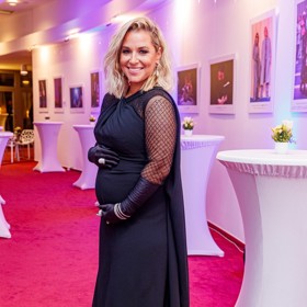 Slovenská tenistka si dávala vždy záležet na tom, aby jí to slušelo. Bříško ji nijak neomezovalo. 