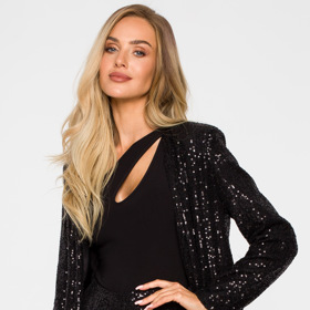 Extravagantní dámské sako s flitry. Made Of Emotion, 2 069 Kč