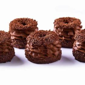 Paris Brest z kakaového odpalovaného těsta