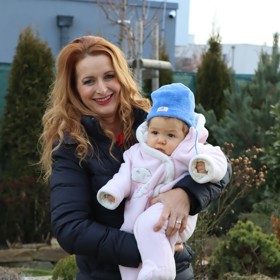 Nejmladším členem početné rodiny je sedmiměsíční Maxík.