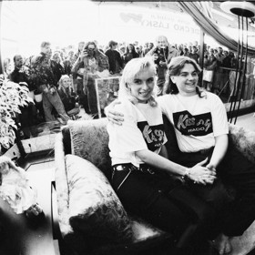 Josef Melen a sestra Markéta Melenová v roce 1993.