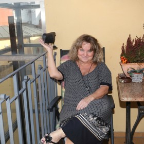 Ráda zde také sama tráví čas.