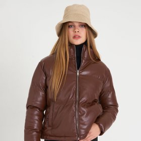 Vatová koženková bunda Gate, 798 Kč