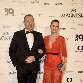 Muzikant Michal Dvořák s manželkou DJ Luccou.