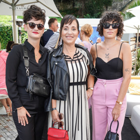 Karolína Kachyňová doprovázela Alenu Mihulovou do společnosti po boku přítelkyně Natalie Wirst.