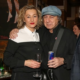 Vanda Hybnerová se svým otcem, slavným mimem Borisem Hybnerem.