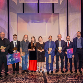 Slavnostní předávání cen probíhalo na Nové scéně Národního divadla.