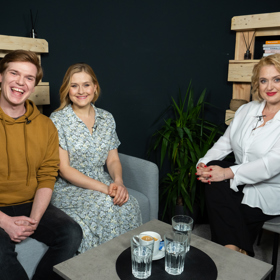 Dvojice navštívila talk show Miluše Bittnerové Na kafeečko.