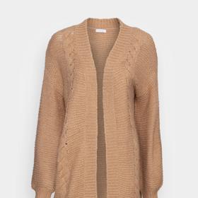 Pořádně zahřeje. Kardigan v pískově hnědém odstínu z kolekce značky Lascana za 1 799 Kč.