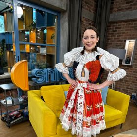 Kroj Veronika nedávno předvedla divákům ve Snídani s Novou.