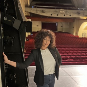 Belinda Davids přiznává, že je v Praze poprvé.