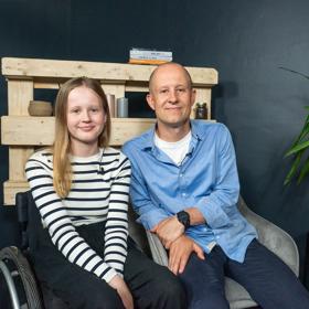 Thea a táta navštívili talkshow Miluše Bittnerové Na kafeečko.