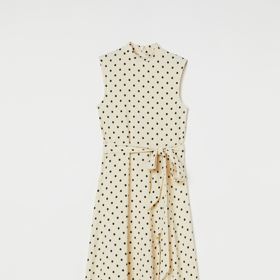 Pokud byste si rády pořídily na letošní sezonu puntíkaté šaty, můžete zkusit konzervativnější model z H&M za 799 Kč. 