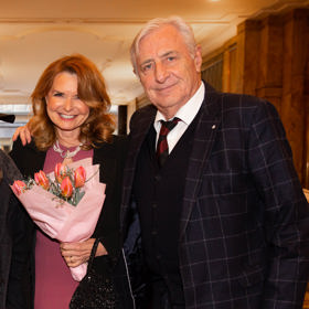 Karel Heřmánek se svou skutečnou manželkou, Hanou.