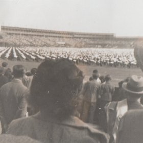 Druhá celostátní spartakiáda se konala v roce 1960 na Masarykově stadionu.