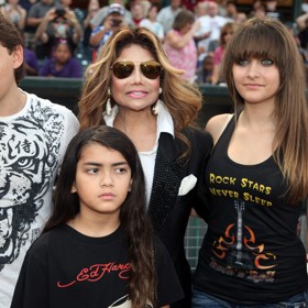 Slavné děti se svou tetou La Toyou Jackson.