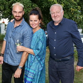 Adriana Sobotová a Luděk Sobota se synem Ladislavem. Luděk Sobota má ještě z předchozího manželství syna Roberta.