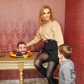 Zápasník André Reinders už si některé atrakce sám vyzkoušel.