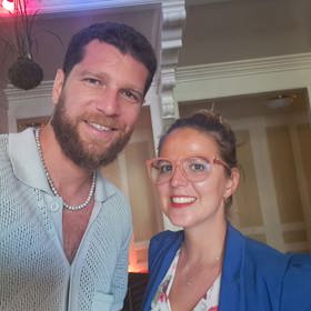 Majk Spirit s redaktorkou Lifee Veronikou Novákovou.