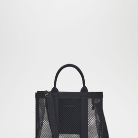 Řídce tkaný model kabelky typu shopper. (Reserved, 699 Kč)