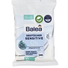 Skvělou vychytávkou na cesty i letní festivaly jsou ubrouskové deodoranty. Malé balení, které se vejde do každé kabelky, nabízí značka Balea. Balení s 10 kusy zakoupíte za 35 Kč. 