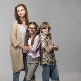 Zuzana Vejvodová hraje matku samoživitelku Kláru v seriálu Jedna rodina.