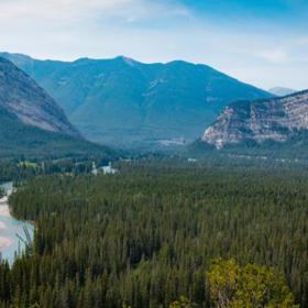 Údolí Bow Valley se nachází podél řeky Bow River v kanadské provincii Alberta. Podle Leonarda DiCapria, který obsadil ústřední roli lovce Hugha Glasse, i ostatních herců bylo natáčení Revenanta jedno z nejnáročnějších vůbec – teploty klesly i na minus 30 °C.