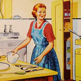 Pin-up obleček služtičky se partnerovi určitě bude líbit.