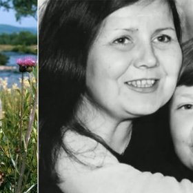 Tomáš se svou maminkou. S Marii poledňákovou byly velké kamarádky