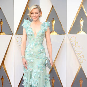1. Cate Blanchett. Herečka vyrazila na Oscary s nominací na nejlepší herečku za film Carol v róbě Armani Privé. A vypadala vznešeně a lehce jako leknín na vodní hladině. Světová módní periodika její outfit označila za jeden z nejúchvatnějších.
