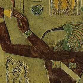 Bůh Thovt naučil lidi nejenom číst, psát a počítat, ale přinesl jim také jakési světlo