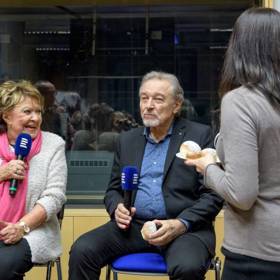 S Jiřinou Bohdalovou na setkání se seniory.