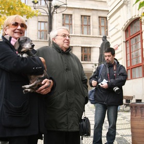 Jelena Mašínová a Pavel Kohout