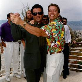 S kamarádem, hercem a akčním hrdinou Sylvesterem Stallonem ho pojí mnohaleté přátelství.