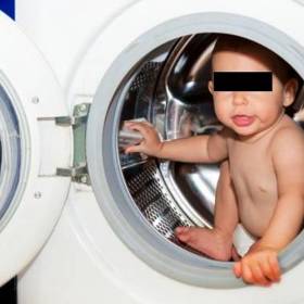 Dávat dítě do pračky? Zapomeňte na to!