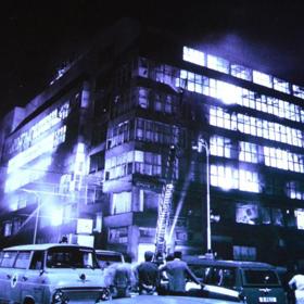 Když hořel Veletržní palác...