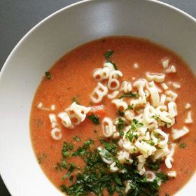 Písmenková polévka.