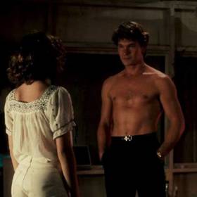 Patrick Swayze ve filmu Hříšný tanec.