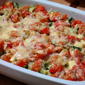 Zapečená zelenina je vděčný recept