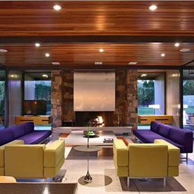 Dům působí velmi luxusně.