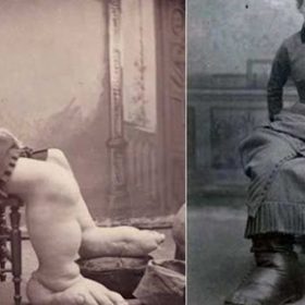 Žena s největšími chodidly na světě.