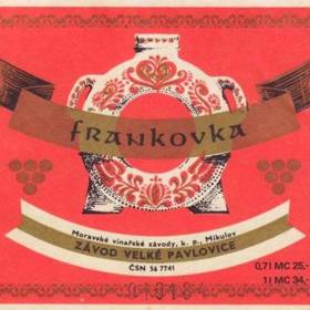 Frankovka se pije dodnes