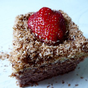 Kokosový dort pro dietáře.