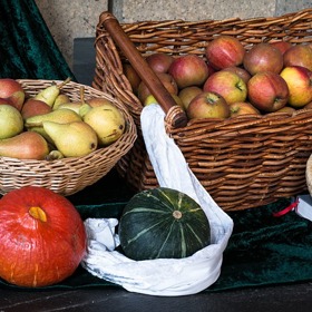 Salát z dýně a hrušek vás dostane.