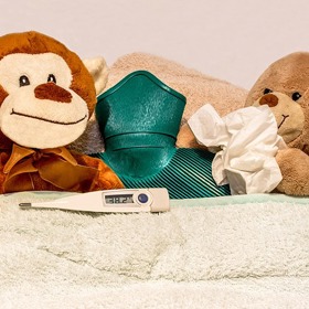 Rýma a kašel jsou strašákem maminek malých dětí