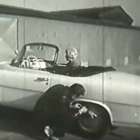 Zkouška probíhala i z výměny kola.