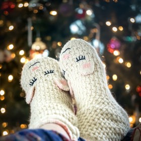 Teplé ponožky jsou základ.